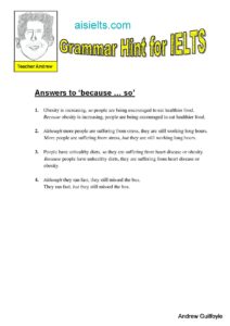 Answers to Grammar Hint 6